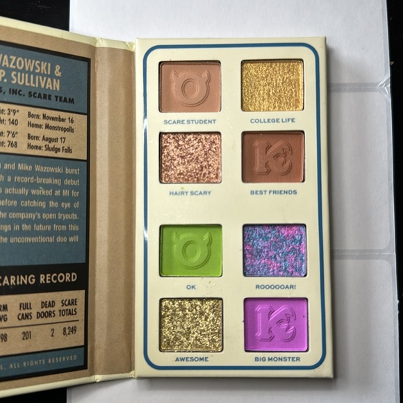 Brand New Mike and Sully scare card eye shadow palette - Picture 3 of 4